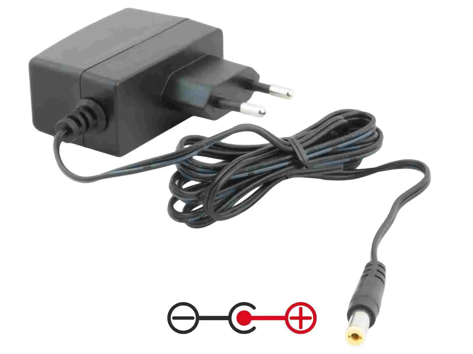 AVACOM Napájecí adaptér univerzální 12V 1A 12W konektor 5,5mm x 2,1mm plus pól uprostřed