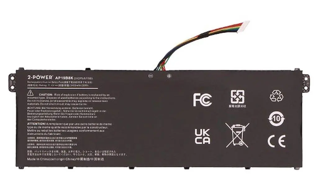 2-Power baterie pro ACER NITRO AN517-51 4 článková Baterie do Laptopu 14,8V 3620mAh