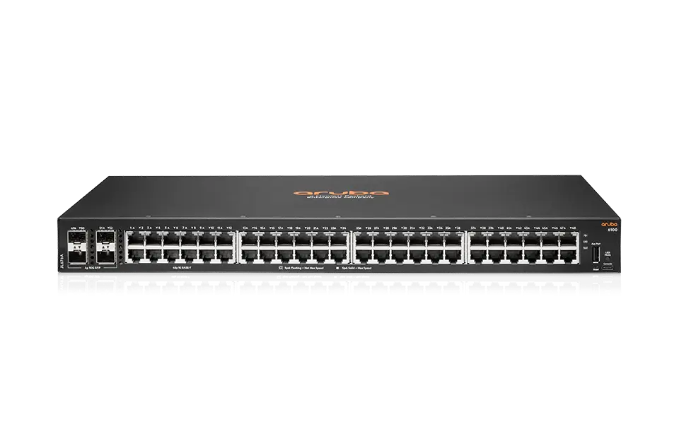 Aruba 6100 48G 4SFP+ Switch