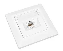 Zásuvka Solarix CAT6 STP 1 x RJ45 pod omítku bílá