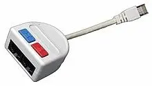 Rozdvojka počítač (10BaseT)/telefon 2 x RJ45
