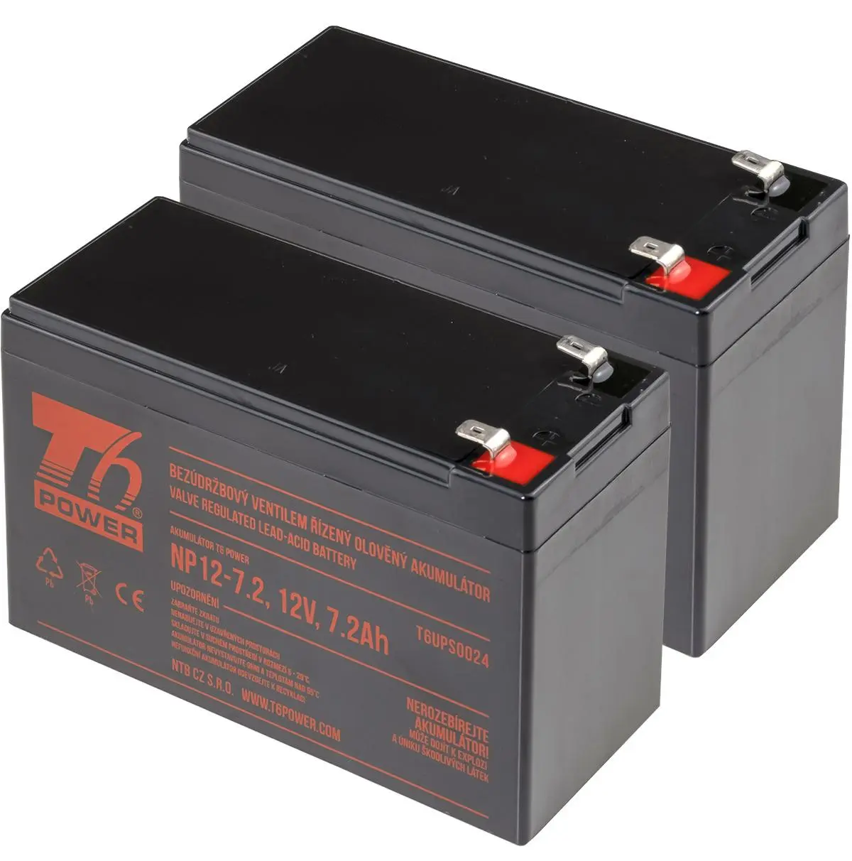 T6 Power RBC48, RBC123, RBC22, RBC32, RBC5, RBC9, RBC113, RBC176 - battery KIT