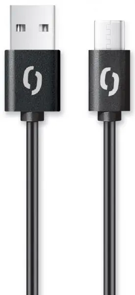 Datový kabel ALIGATOR 2A USB-C 1m, černý DAKA005