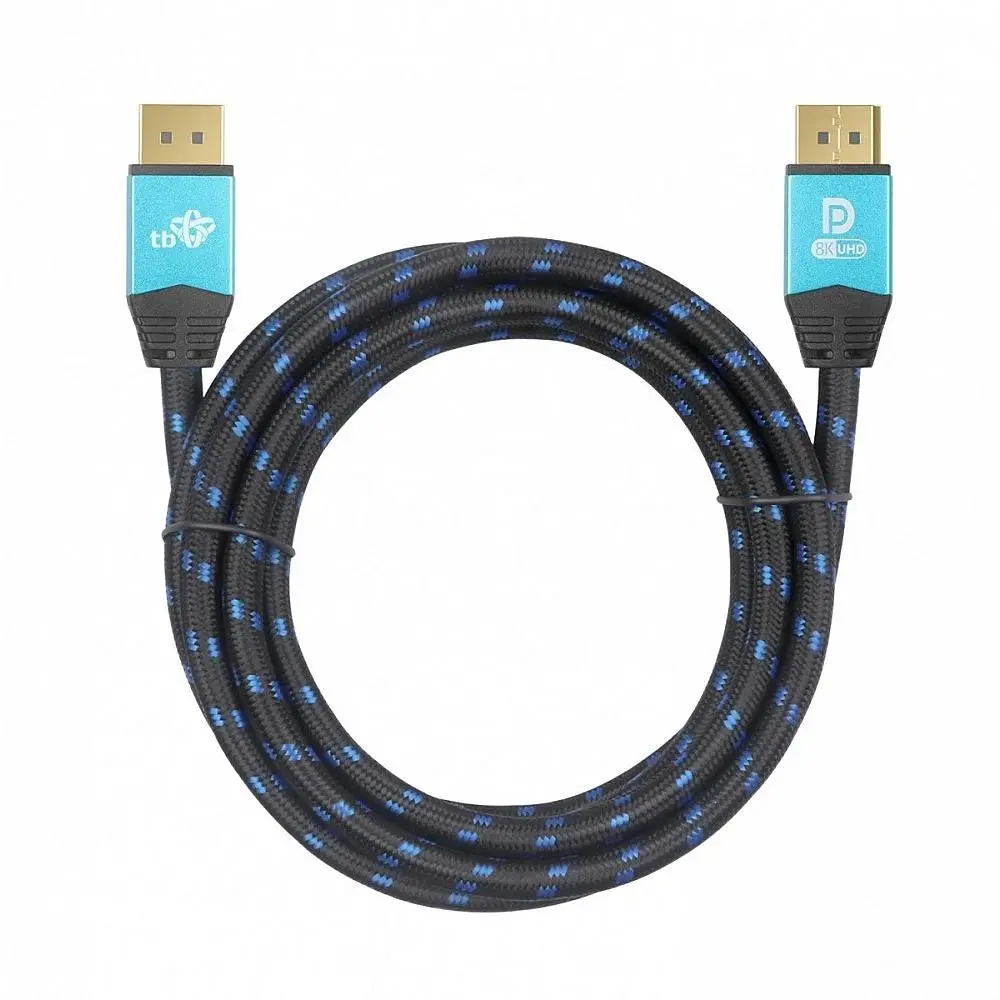 TB oplétaný kabel DisplayPort 2.1, 2m