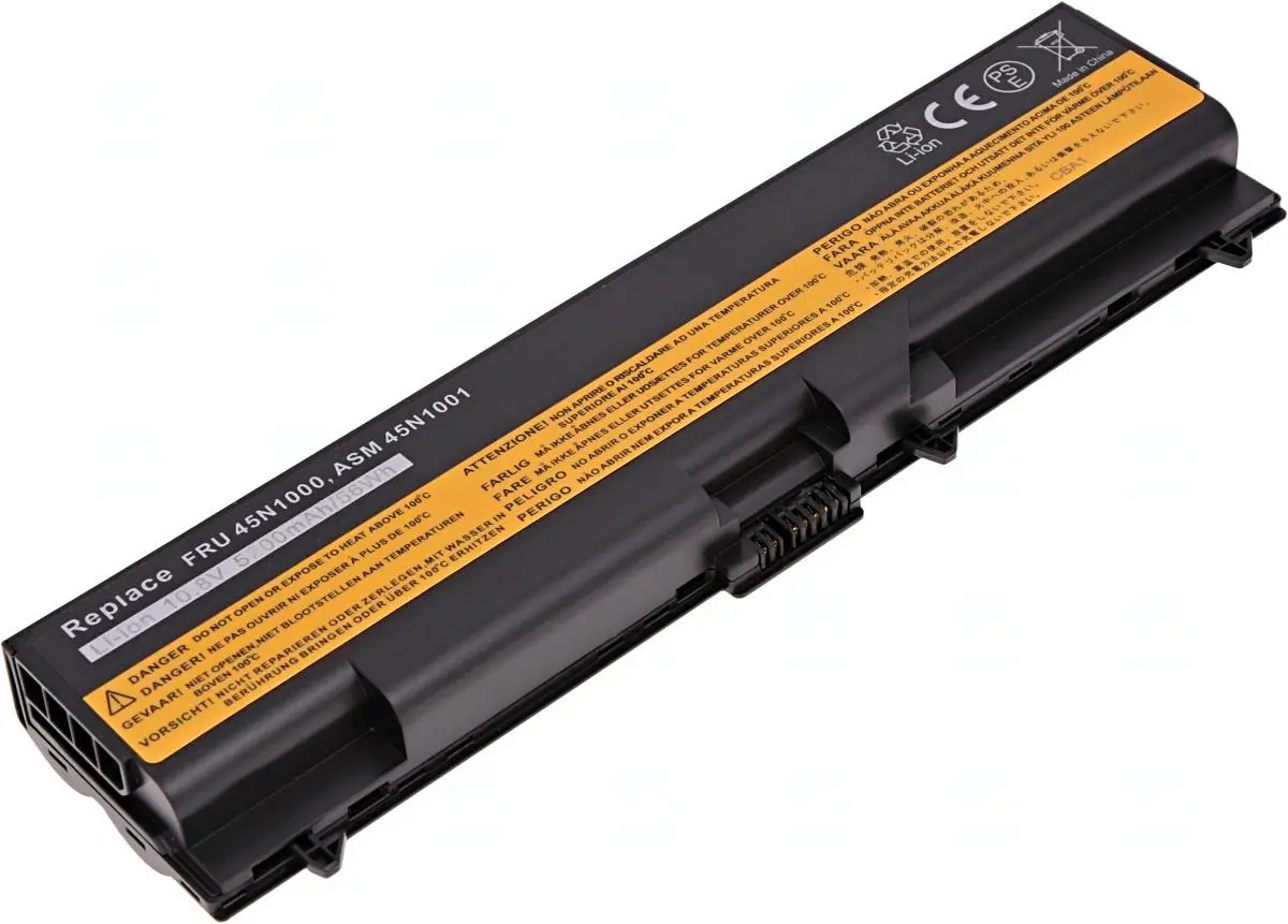 Baterie T6 power Lenovo ThinkPad T430, T430i, T530, T530i, L430, L530, W530, 6cell, 5200mAh - neoriginální