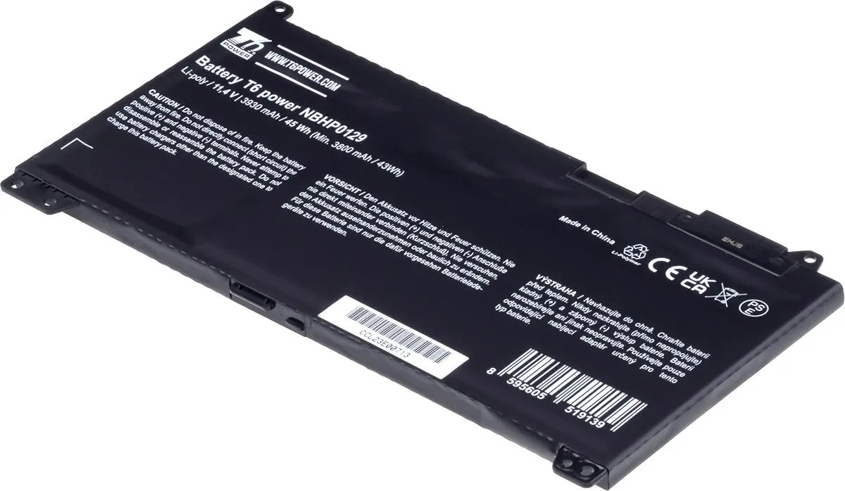 Baterie T6 power HP ProBook 430 G4/G5, 440 G4/G5, 450 G4/G5, 470 G4/G5, 4210mAh, 48Wh, 3cell, Li-pol