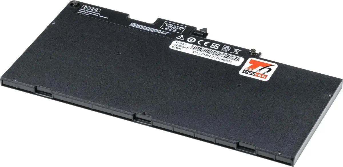 Baterie T6 Power pro HP EliteBook 745 G4, 755 G4, 840 G4, 848 G4, 850 G4, 4420mAh, 51Wh, 3cell