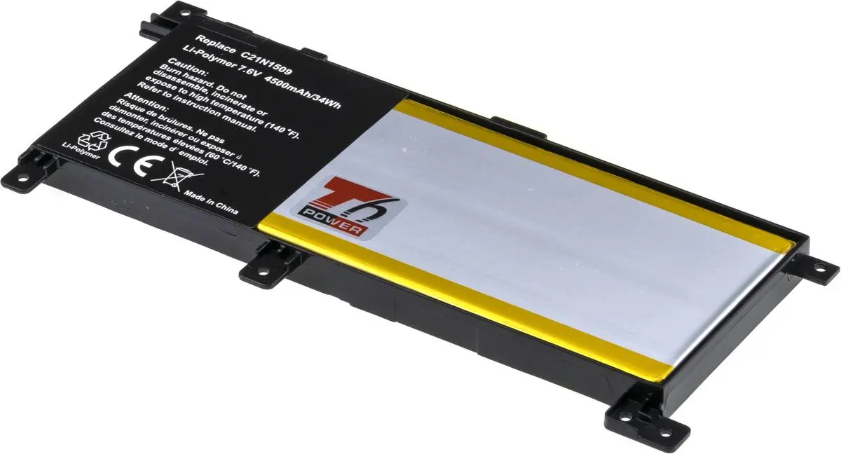 Baterie T6 Power Asus X556U, F556U, A556U, K556U, R519U, R558U, 4500mAh, 34Wh, 2cell, Li-pol