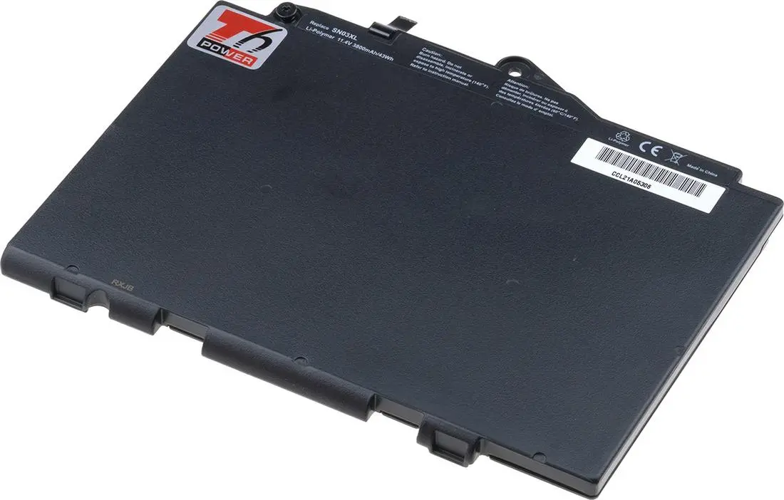 Baterie T6 Power pro HP EliteBook 725 G3, 820 G3, 3800mAh, 43Wh, 3cell, Li-pol