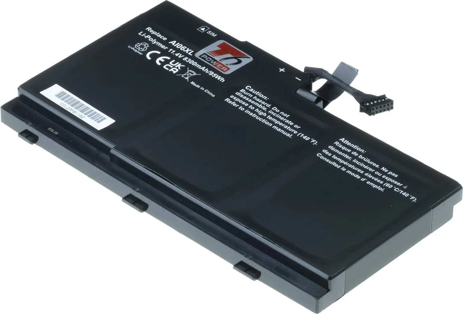 Baterie T6 Power pro HP ZBook 17 G3, 8300mAh, 95Wh, 6cell, Li-ion