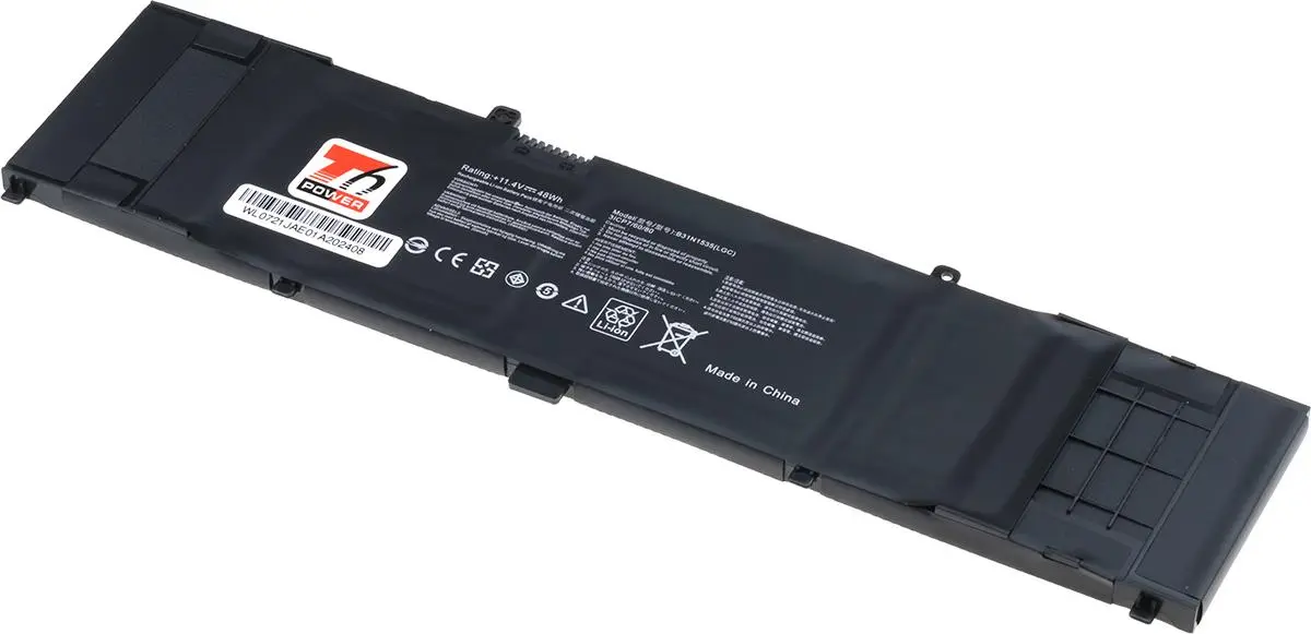 Baterie T6 Power pro Asus UX310U, UX410U, 4240mAh, 48Wh, 3cell, Li-pol