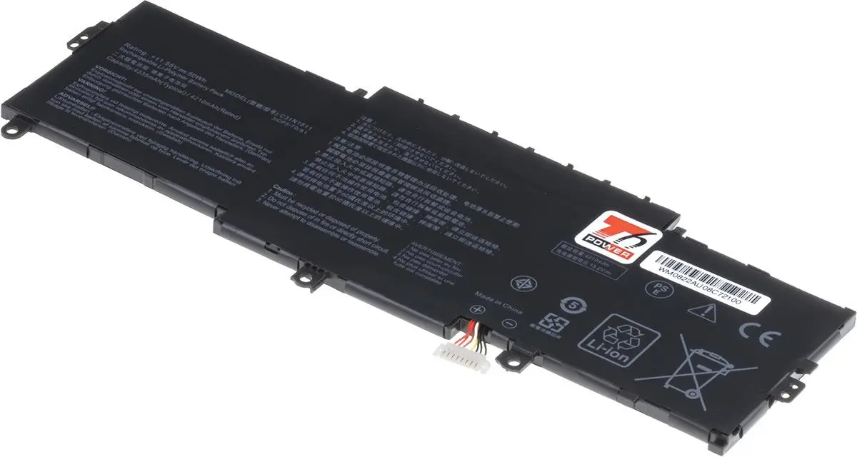 Baterie T6 Power Asus ZenBook 14 UX433FA, UX433FN, 4335mAh, 50Wh, 3cell, Li-pol