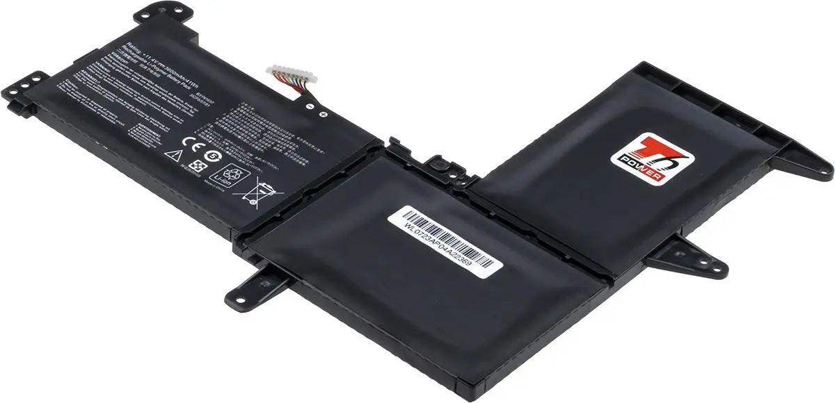 Baterie T6 Power pro Asus VivoBook S510U, X510U, F510U, 3600mAh, 41Wh, 3cell, Li-pol