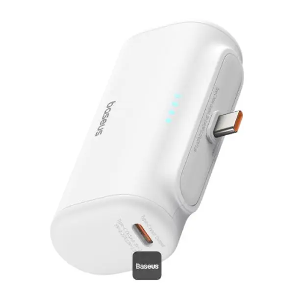 PowerBank BASEUS Compact USB-C 5000mAh White
