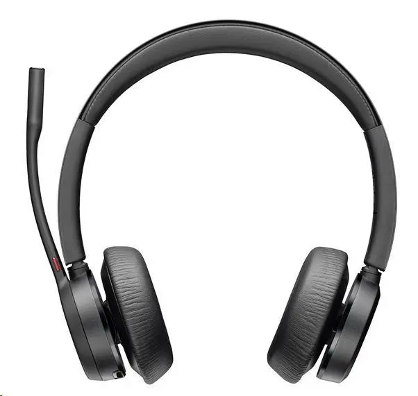 Poly Voyager 4320 MS Teams bezdrátová náhlavní souprava, BT700 USB-C adaptér, stereo, nabíjecí stojánek
