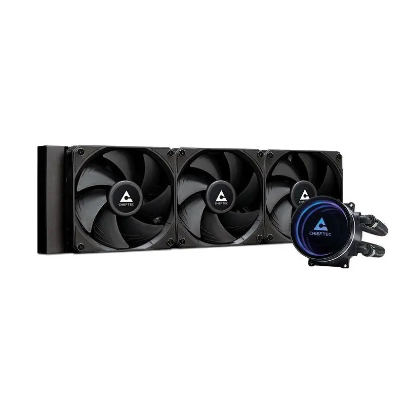 CHIEFTEC vodní chlazení CPU Iceberg 360 Dark, 3x120mm, ARGB vodní blok, LGA1851, AM5, černá