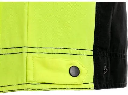 Blůza CXS SIRIUS BRIGHTON, zimní, pánská, černo-žlutá, vel.48-50