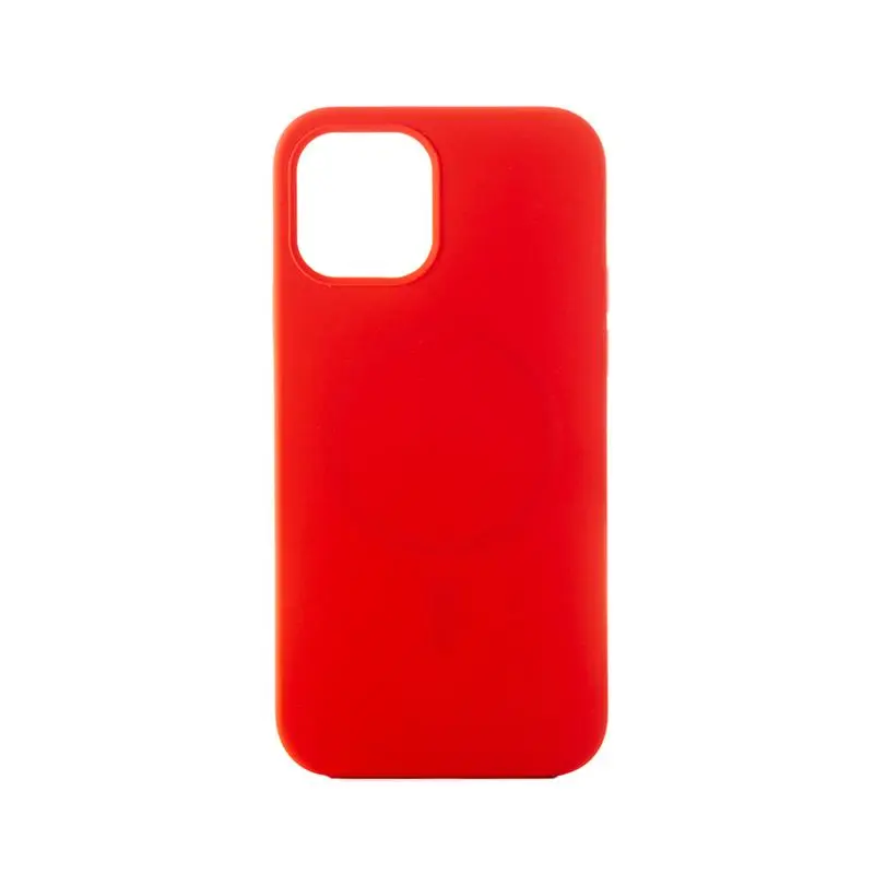 ER POWER Silikonový kryt CARNEVAL SNAP pro iPhone 12 mini s MagSafe - Červená