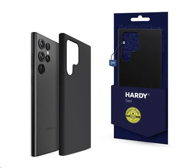 3mk ochranný kryt HARDY Android Silicone MagCase Black pro Samsung Galaxy S25+