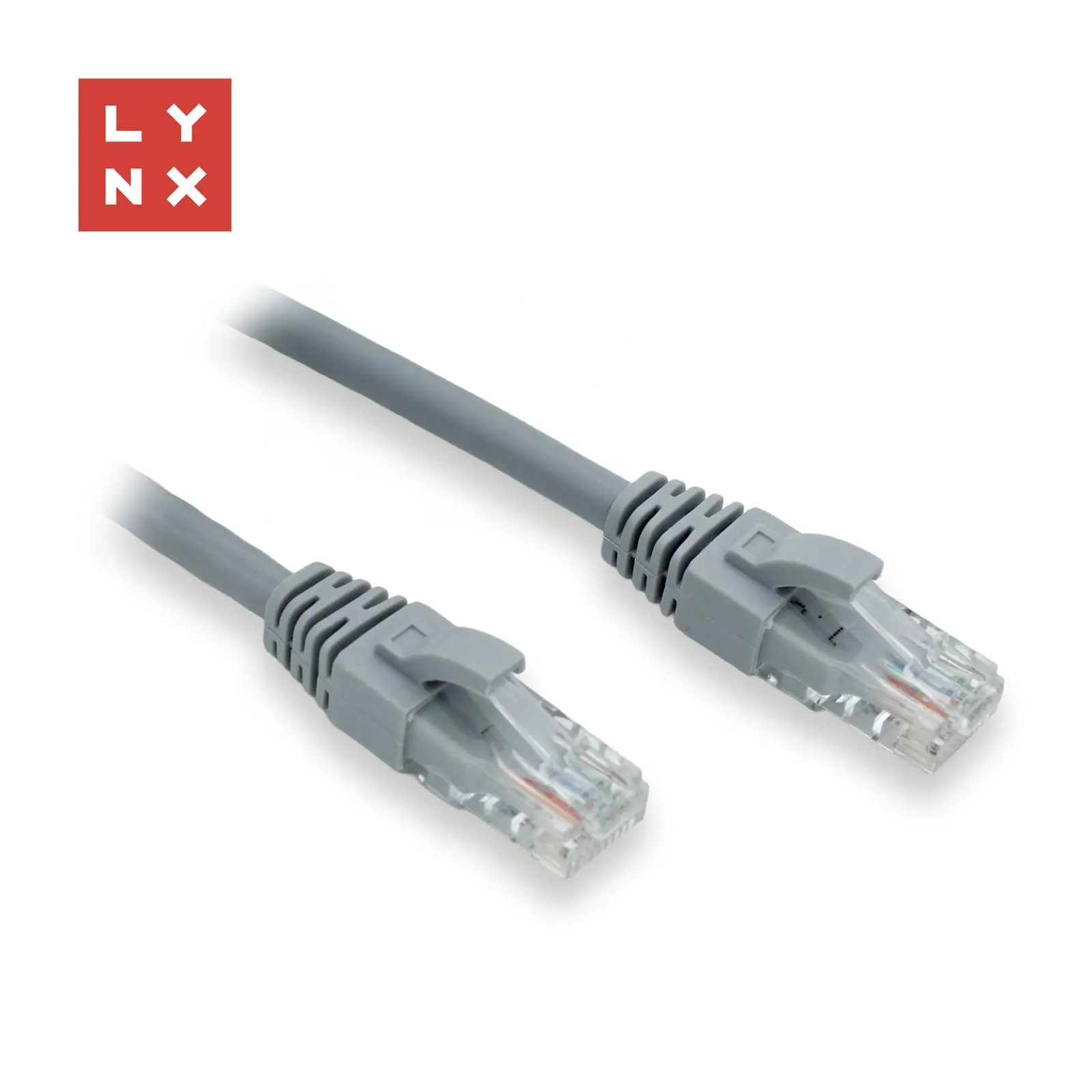 LYNX UTP patch kabel Cat6, PVC, 1m, šedý (balení obsahuje 10ks)