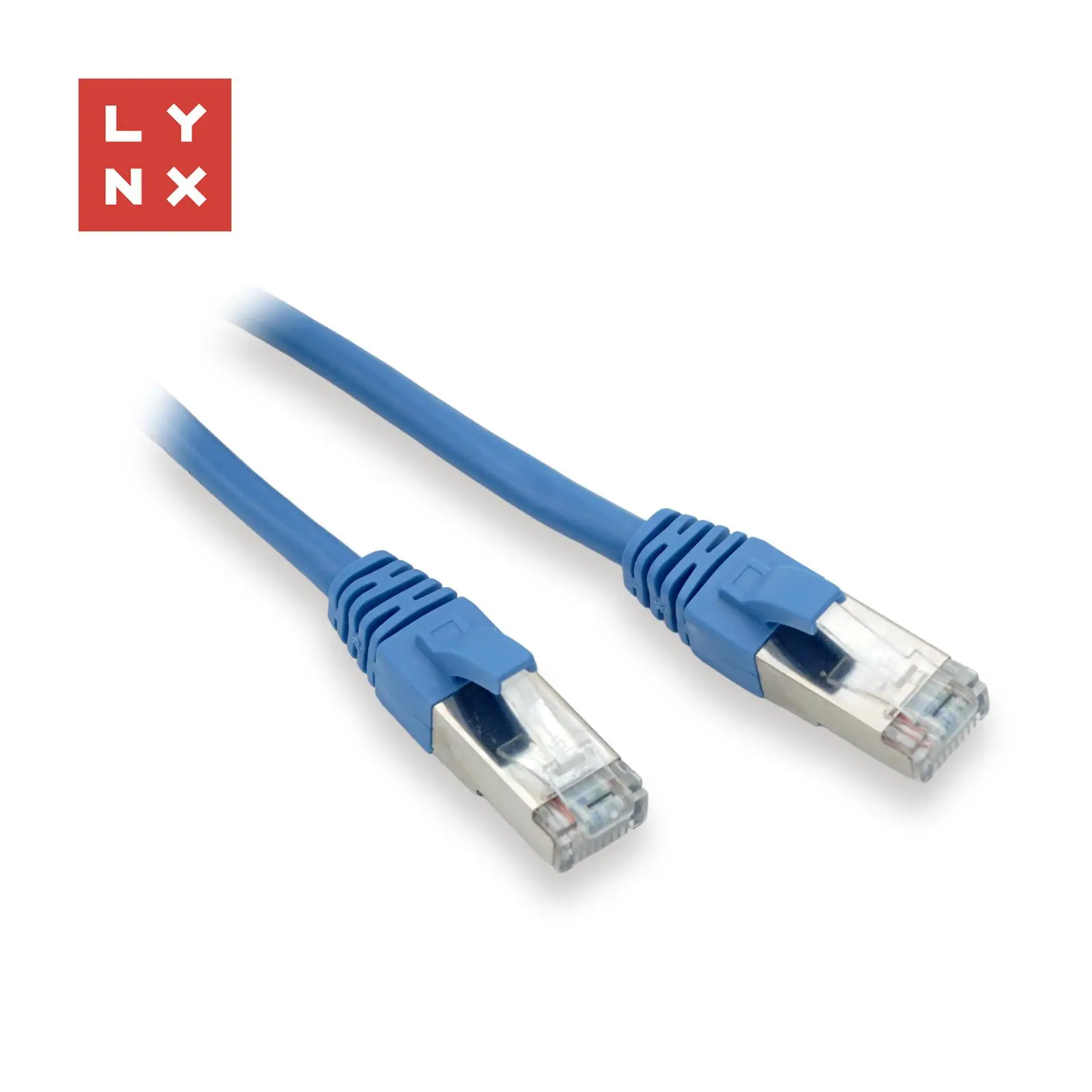 LYNX FTP patch kabel Cat5e PVC, CCA, 0, 3m, modrý (balení obsahuje 10ks)