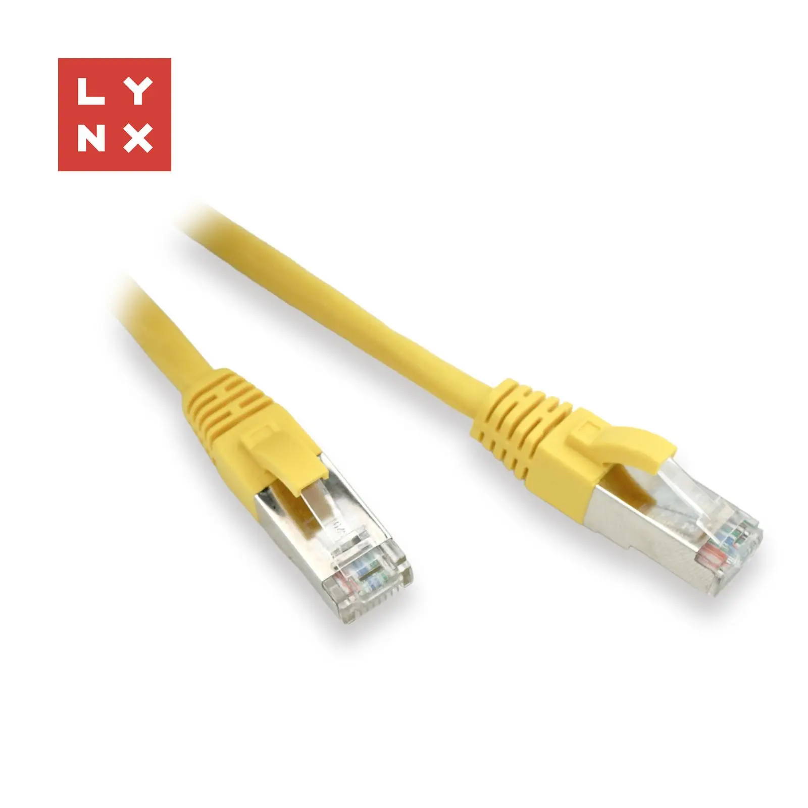 LYNX FTP patch kabel Cat5e PVC, CCA, 0, 3m, žlutý (balení obsahuje 10ks)