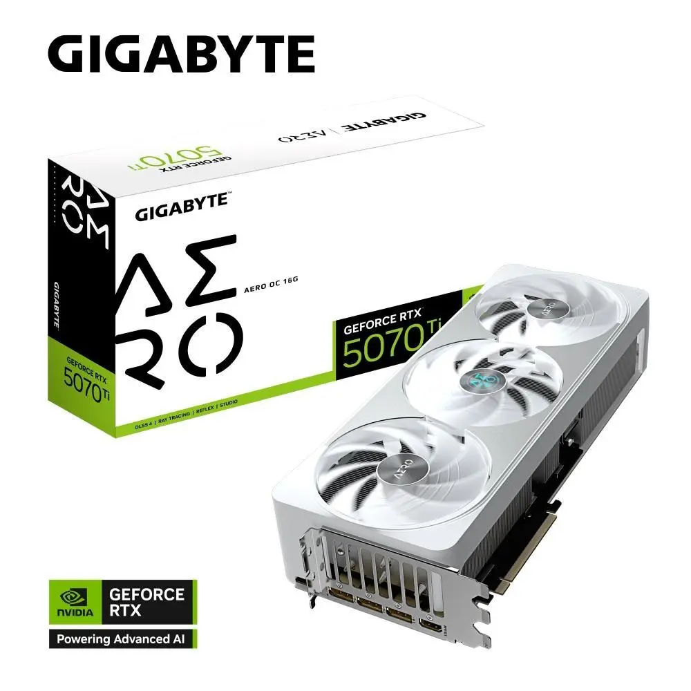 Gigabyte NVIDIA GeForce RTX 5070 Ti AERO OC 16G