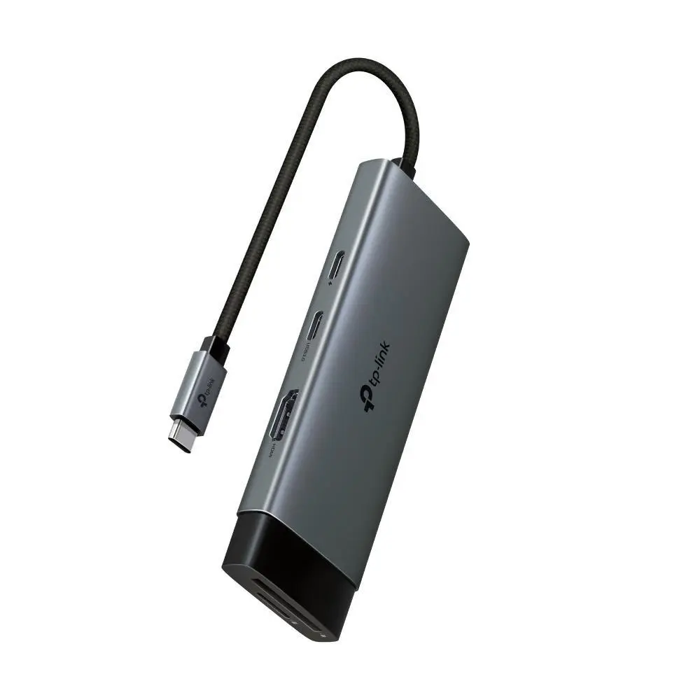 TP-Link UH7020C USB-C hub 7v1 (2x USB3.2Gen1, 1xUSB-C3.2Gen1, 1xHDMI, 1xSD, 1xmicroSD, PD 100W)