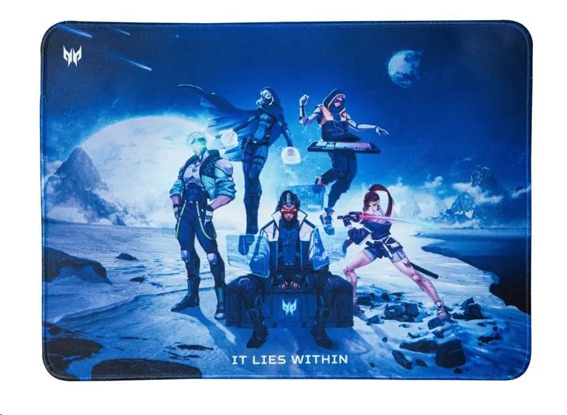 ACER Predator Gaming Mousepad M, podložka pod myš, spodní gumová protiskluzová vrstva, horní vrstva polyester s potiskem