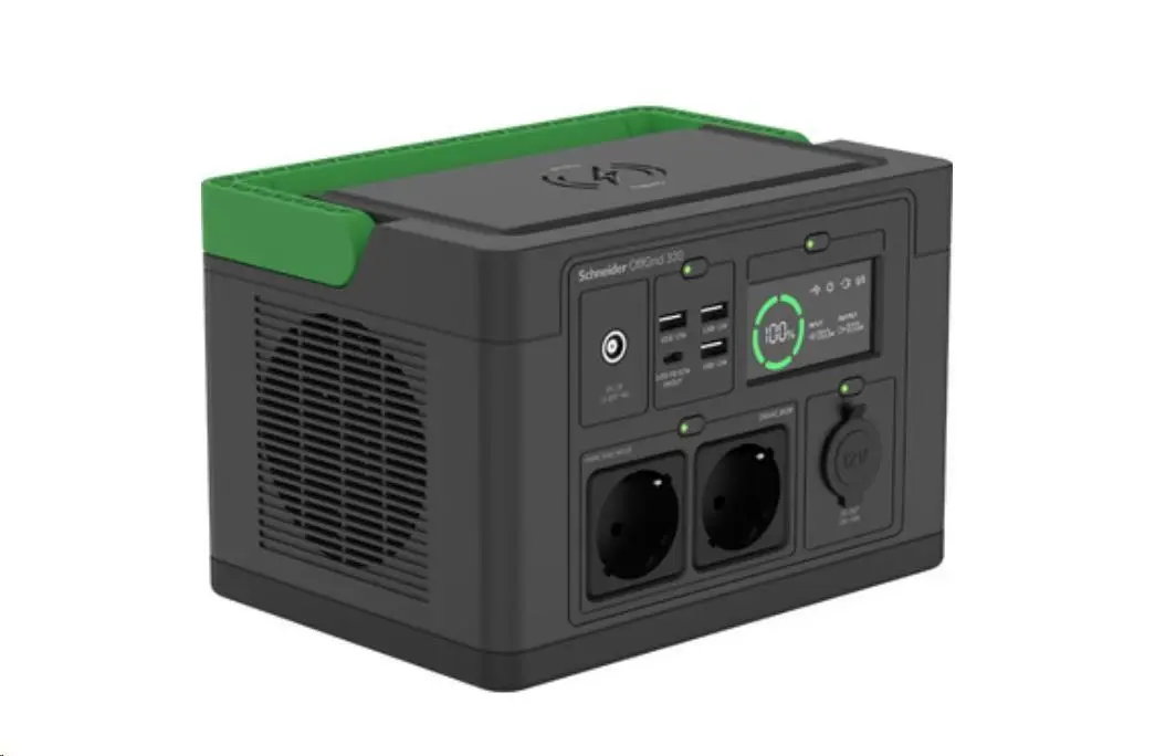 APC Schneider OffGrid Portable Power Station 330, 332Wh Li-ion, 2 Schuko, Sinewave