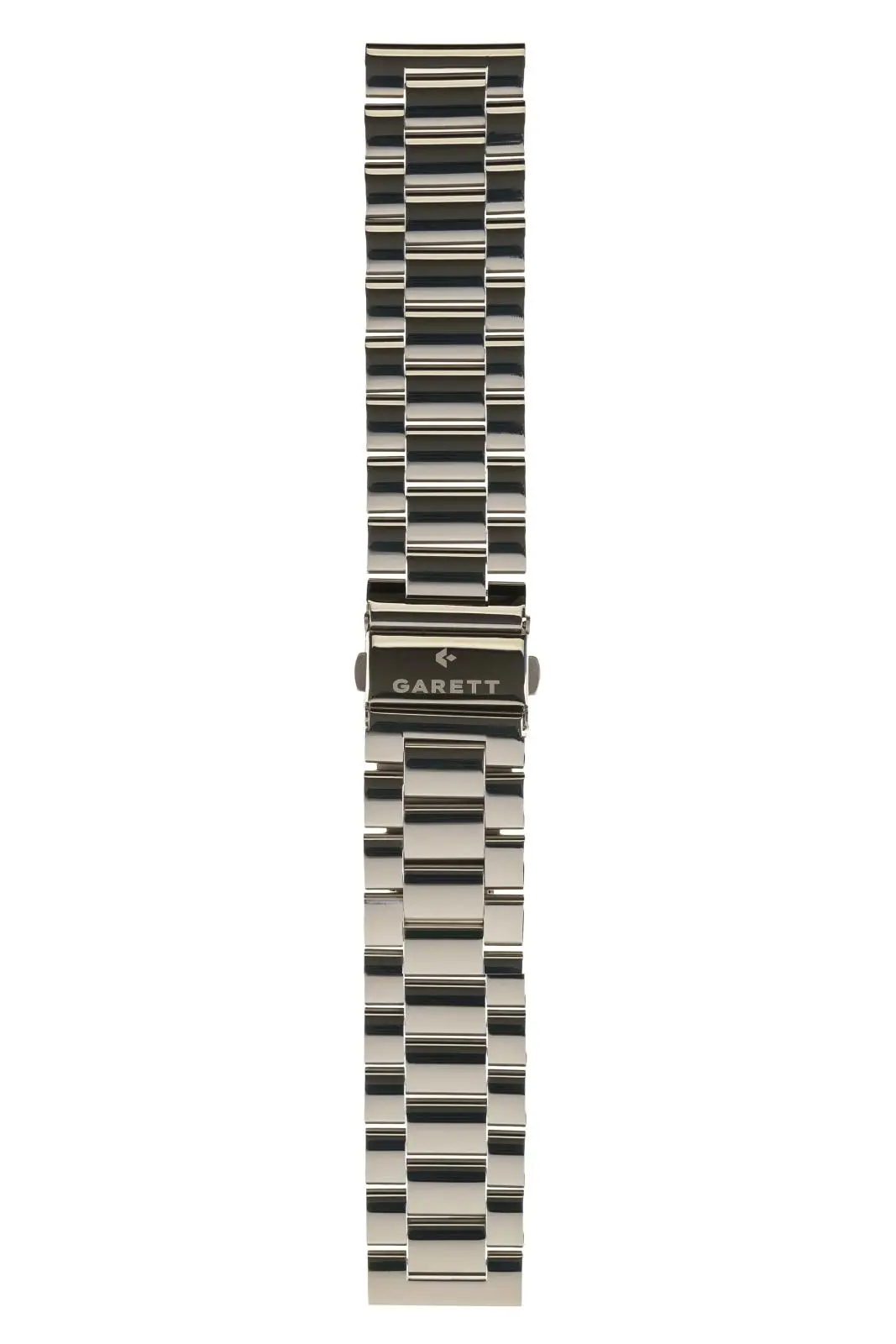 Garett univerzální řemínek 22 mm, stříbrný kovový, typ Solid