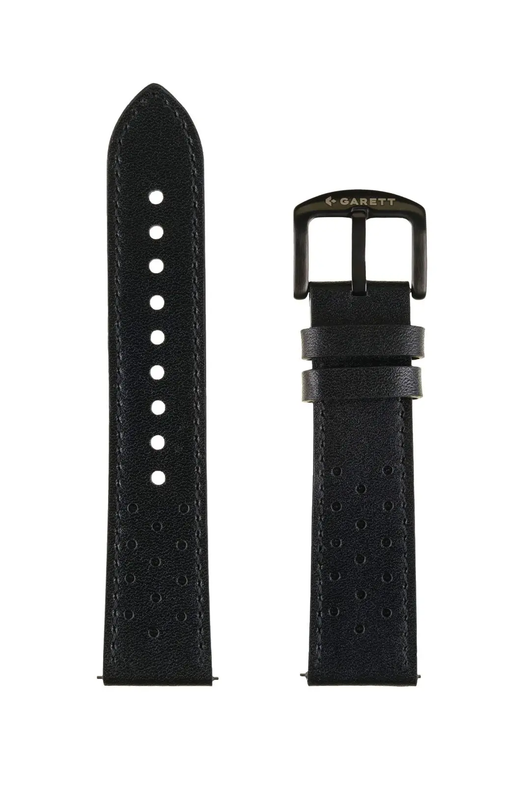 Garett univerzální řemínek 22 mm, černý kožený