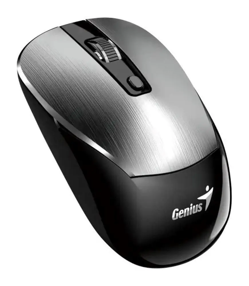 GENIUS myš NX-7125 Silver/ 1200 dpi/ bezdrátová/ Copilot/ stříbrná