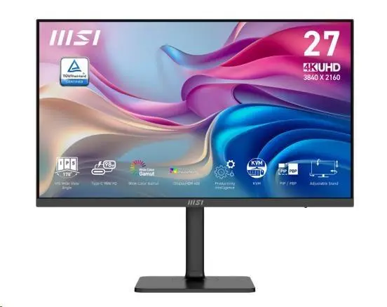 MSI LCD Modern MD272UPHW, 27", 3840x2160, IPS, 60Hz, 4ms, VESA 75x75, White