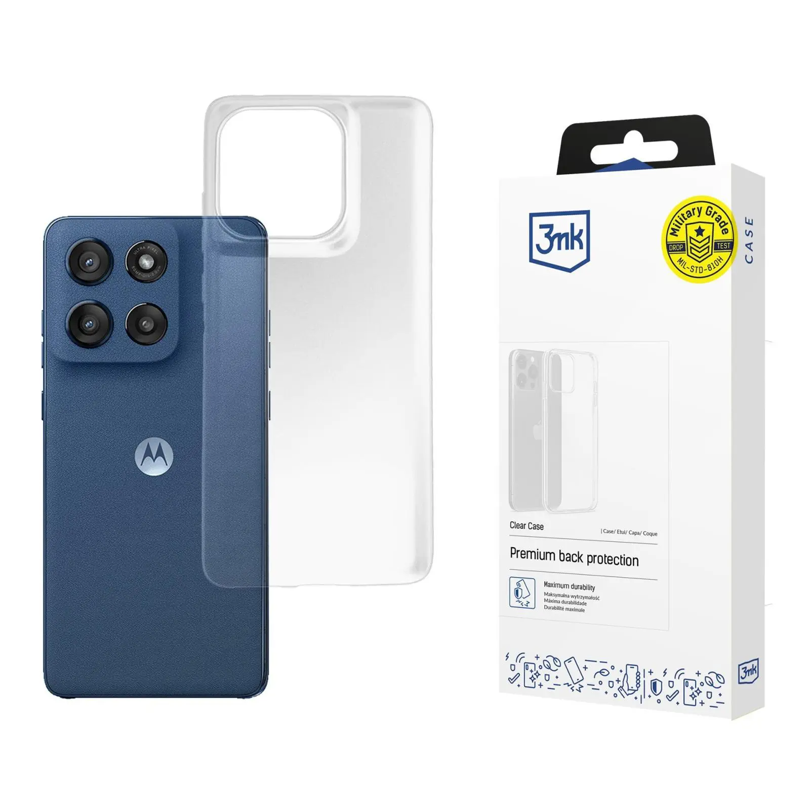 3mk ochranný kryt Clear Case pro Motorola Moto Edge 60/60 Fusion