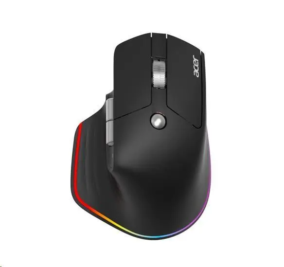 Acer Easy Fit/Ergonomická/Optická/Pro praváky/4 000 DPI/USB+BT/Černá