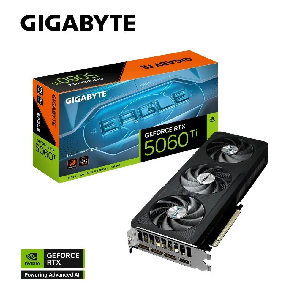 GIGABYTE GeForce RTX 5060 Ti EAGLE MAX/OC/8GB/GDDR7 GV-N506TEAGLEMAX OC-8GD