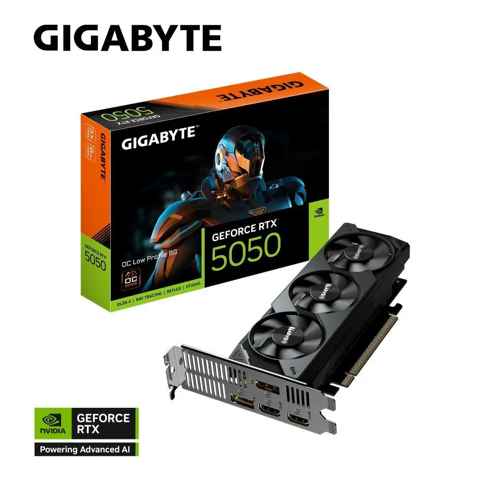 GIGABYTE GeForce RTX 5050 Low Profile/OC/8GB/GDDR6 GV-N5050OC-8GL