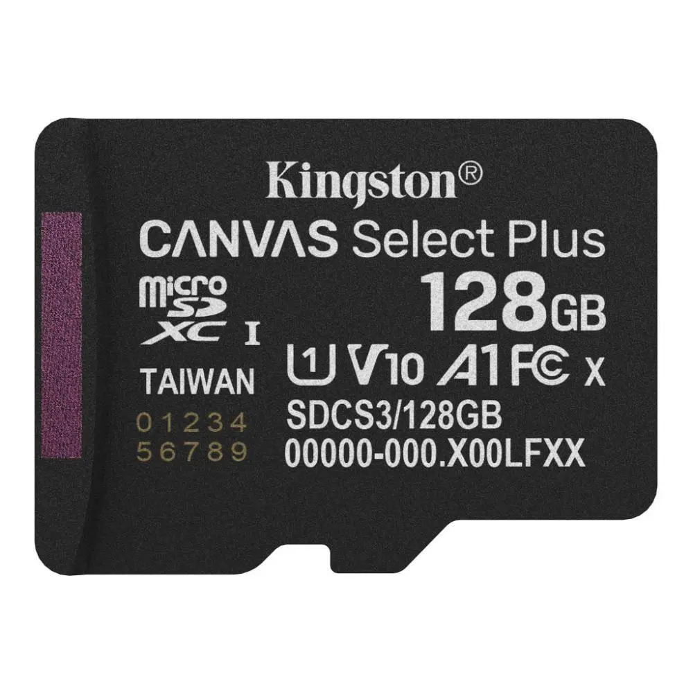 Kingston Canvas Select Plus/Micro SDXC/128GB/UHS-I U1 / Class 10
