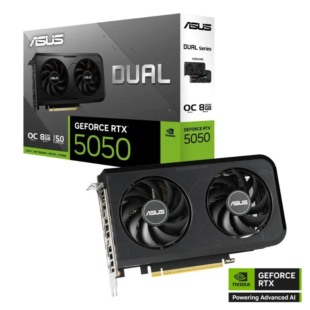 ASUS Dual RTX5050/Gaming/OC/8GB/GDDR6 90YV0N72-M0NA00
