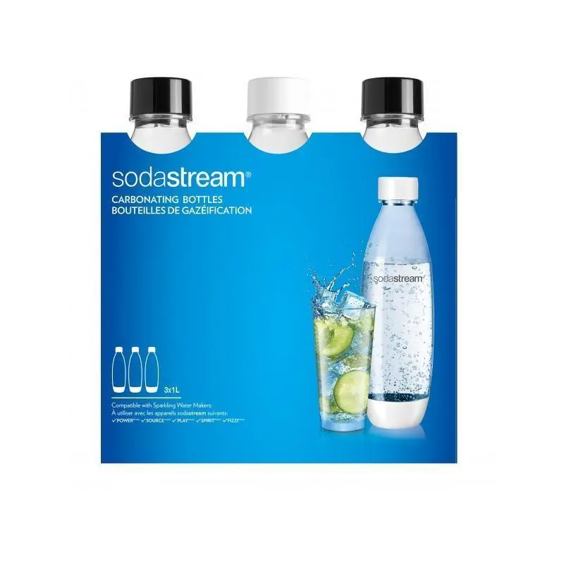 SodaStream Lahev FUSE TriPack 1 l Black and White 2260748