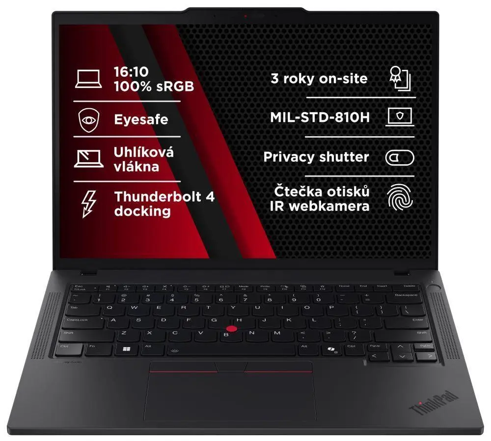 LENOVO NTB Thinkpad T14 AMD G6 - Ryzen7 AI PRO 350, 14" 2.8K OLED Touch, 32GB, 1TBSSD, IRcam, W11P