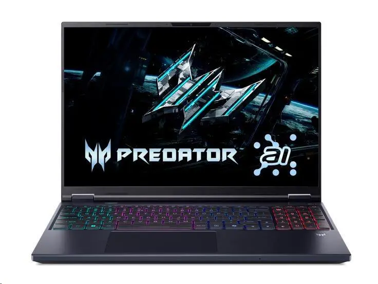 ACER NTB Predator Helios Neo 16AI (PHN16-73-94RV), Ultra 9 275HX, 16"WQXGA, 32GB, 1TB SSD, GeForce RTX 5070, Linux, Black