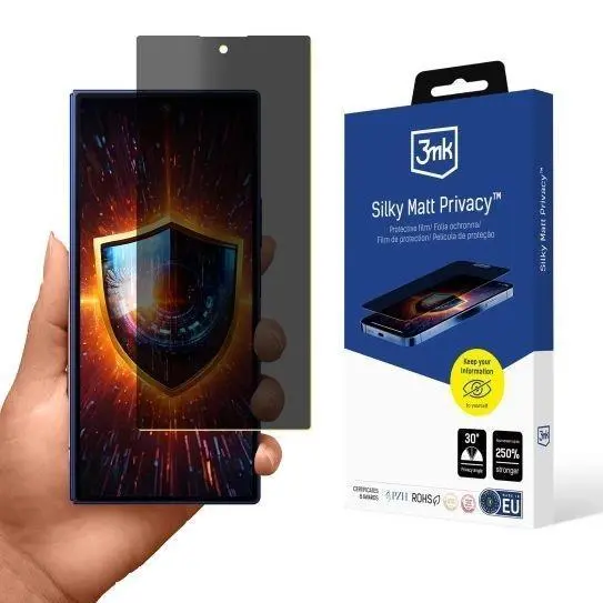 3mk ochranná folie Silky Matt Privacy pro Samsung Galaxy Z Fold 7