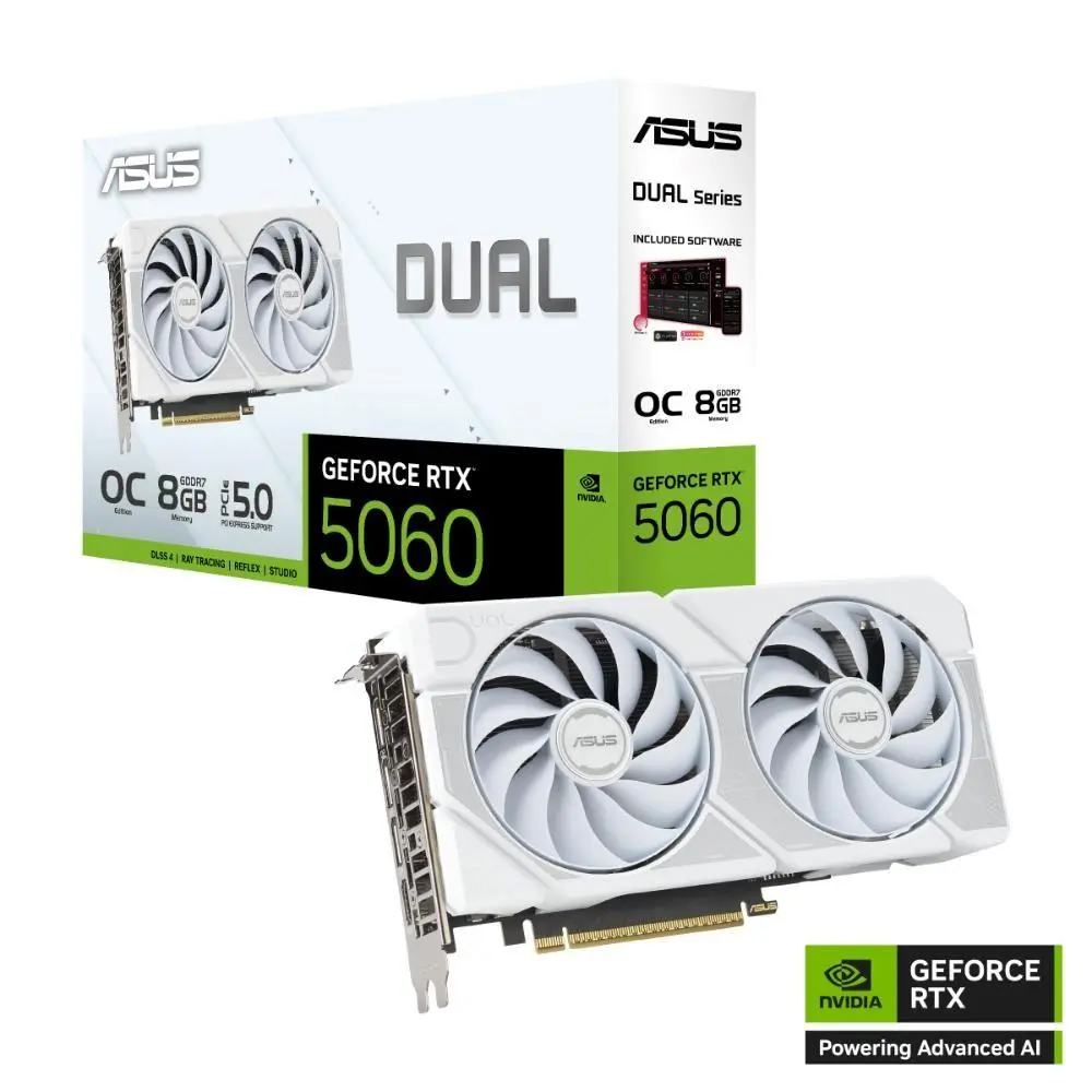 ASUS Dual RTX 5060/Gaming/OC/8GB/GDDR7 90YV0N15-M0NA00
