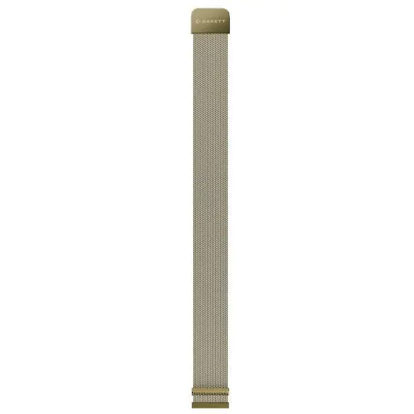 Garett univerzální řemínek 20 mm, zlatý kovový, typ Mesh