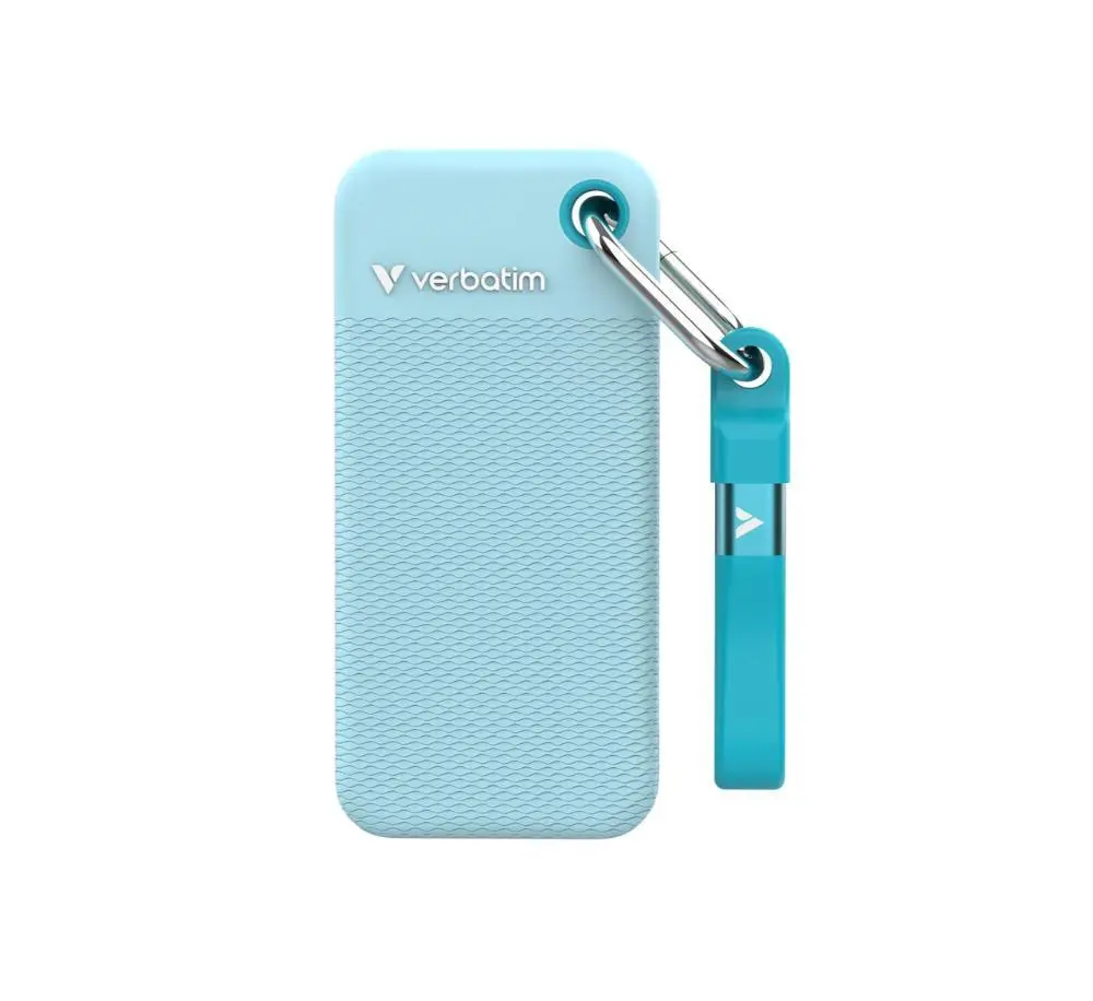 VERBATIM externí SSD 1TB Pocket SSD, USB-C, Modrá