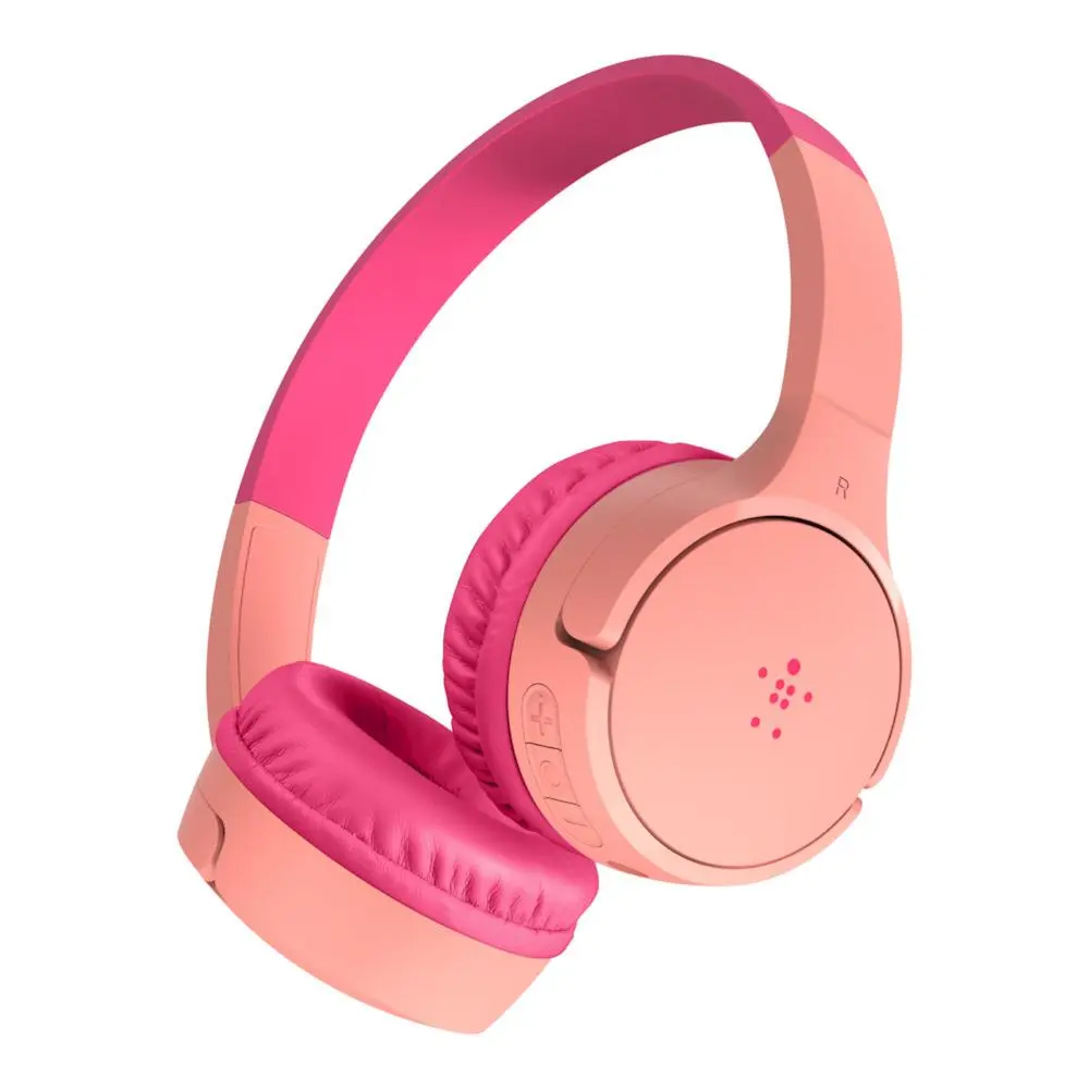Belkin SOUNDFORM Mini - Wireless On-Ear Headphones for Kids - dětská bezdrátová sluchátka, růžová - NOVÁ VERZE