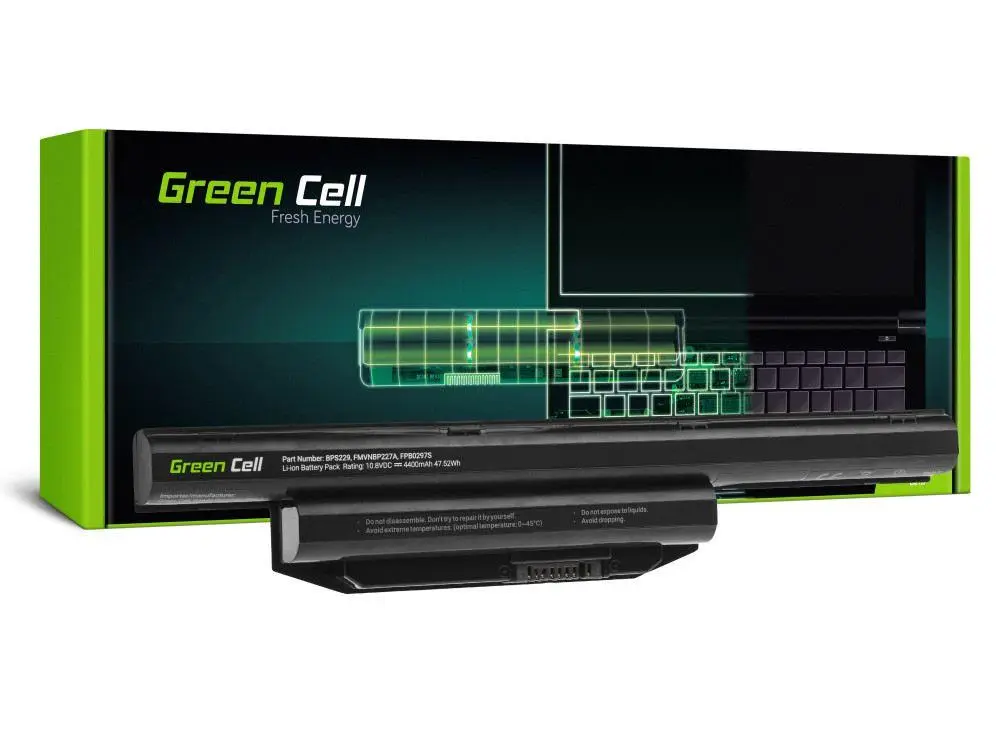 Green Cell Battery for Fujitsu LifeBook A514 A544 A555 AH544 AH564 E547 E554 E733 E734 E743 E744 E746 E753 E754 S904