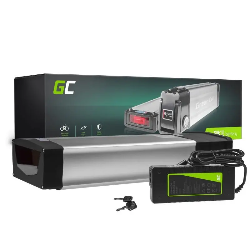 Green Cell Baterie pro elektrokolo 48V 20Ah 960Wh Zadní nosič Ebike Anderson s nabíječkou